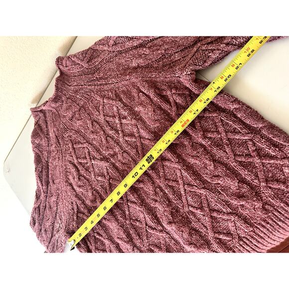 Universal Thread Goods Co. Burgundy Cotton Blend Knit Sweater – Women’s Medium - Picture 6 of 11